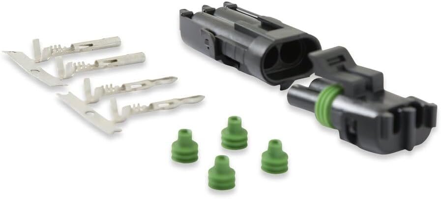 MSD 8173 Weathertight 2-Pin Connector – Nylon Sealed Harness Connector, -40°F to 257°F Temperature Range - Image 3