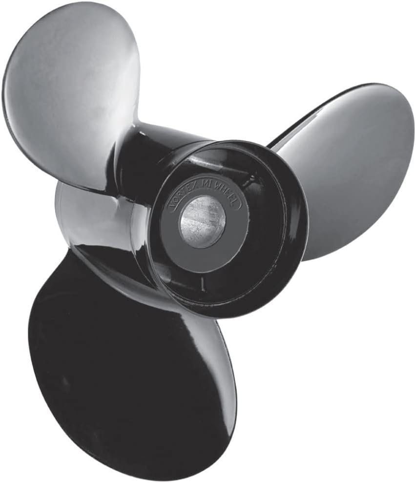 Michigan Wheel 992115 Vortex Aluminum Propeller – 13 x 19 Pitch, 3-Blade Right-Hand Rotation, High-Performance Marine Prop
