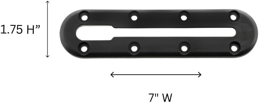 Scotty 0440BK4 Low Profile Track – 48in Aluminum Mounting Rail for Rod Holders and Marine Accessories - Image 6