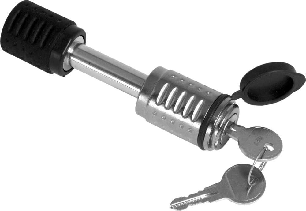 C.T. Johnson RH2XL Class 2 Receiver Hitch Lock – Extra-Long 1/2in Hitch Pin with Weather-Resistant Finish