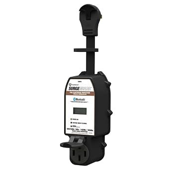 Southwire 34951 50A Portable Surge Guard – Wireless RV Surge Protection with Voltage Monitoring and Bluetooth Connectivity