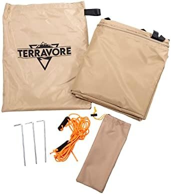 TFX Overland AWN005 Terravore Shade Wall – 98in Awning Side Panel – 420D Oxford Polyester – Fits AWN003 Overland Awning - Image 2