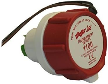 Rule 47DR Replacement Cartridge Motor – 800 GPH Bilge Pump Service Motor for Rule Cartridge Series