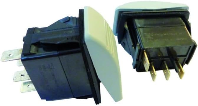 Sierra RK19830TP Contura III Illuminated Rocker Switch – DPDT On-Off-On, IP66/IP68 Rated with Red LED - Image 2