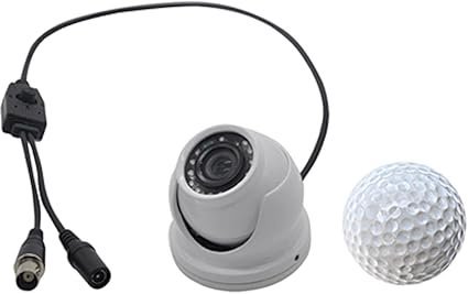 KJM C55 Mini Dome Camera – 1000 TVL White Surveillance Camera for Marine and Vehicle Monitoring Applications