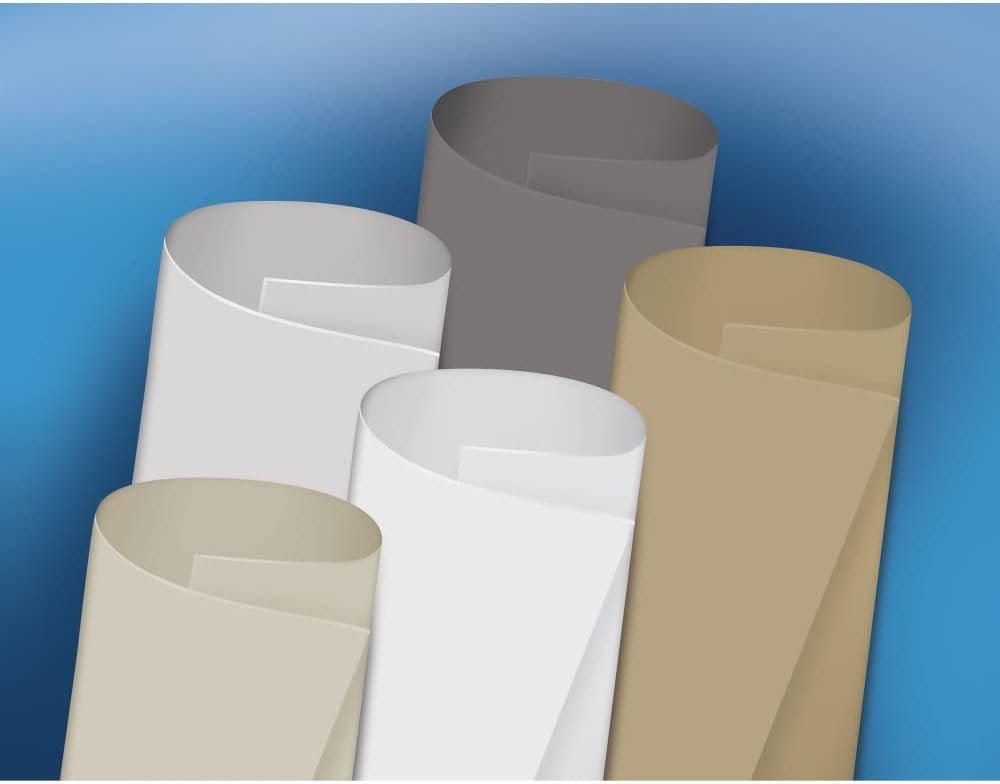 Dicor DFII95G45 DiFlex II TPO Roofing Membrane – 9.5ft x 45ft Grey Flexible UV-Resistant RV Roof Material