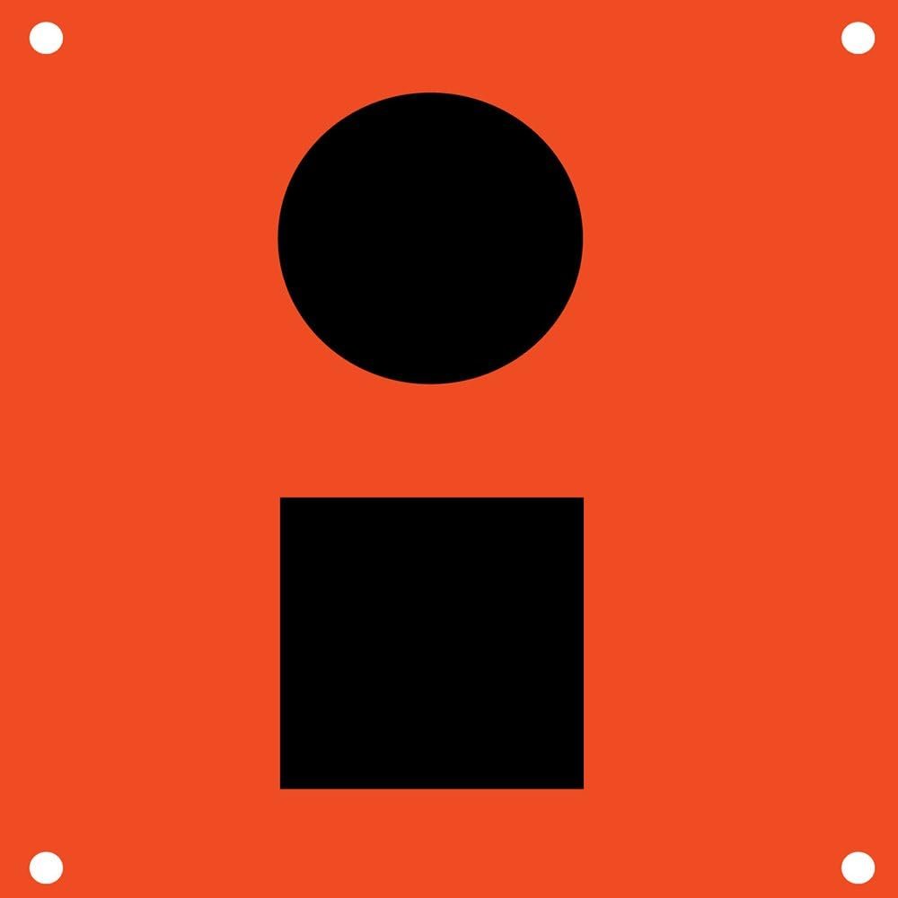 Orion 925 Distress Flag – Daytime Marine Emergency Signal Flag with High-Visibility Orange Design