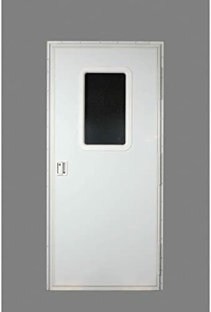 AP Products 15217713 RV Entry Door – 24in x 72in Right-Hand Square Corner Door with White Replacement Frame - Image 2