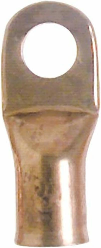 East Penn 5329 Copper Battery Lug – 2 Gauge Cable End, 3/8in Stud Eyelet, Crimp-On Connector - Image 2