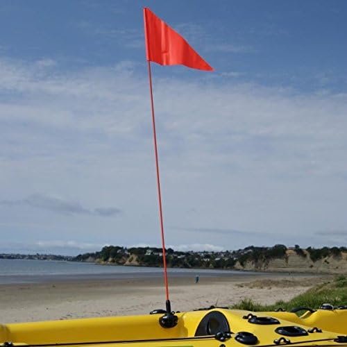 RAILBLAZA 2401011 Flag Whip & Pennant – 1200mm Flexible Fiberglass Safety Flag – Fits All StarPort Bases - Image 3