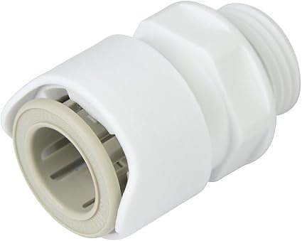 Whale WX1514B Adapter Fitting – 1/2in BSP Male to 15mm Push-Fit Connector for Marine Plumbing Systems