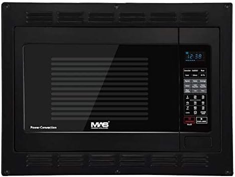 Contoure RV188BKCON 1.1 Cu Ft Black Built-In Convection Microwave – RV Microwave Oven with Convection Cooking and Trim Kit Compatibility - Image 4