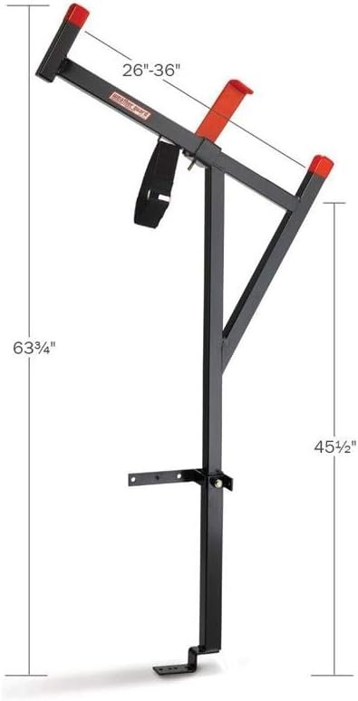 Weather Guard 1450 Weekender Ladder Rack – Steel Pickup Truck Rack – Adjustable Recreational and Utility Cargo Carrier