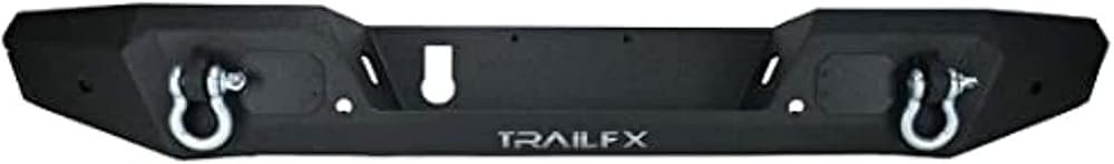 TrailFX JL013T Rear Bumper – Textured Black Steel Off-Road Bumper – Fits Jeep Gladiator JT with Recovery Points - Image 3