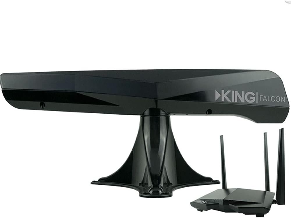 KING KS1000 Omnidirectional Wi-Fi Extender – RV Wireless Signal Booster with 360-Degree Reception Coverage