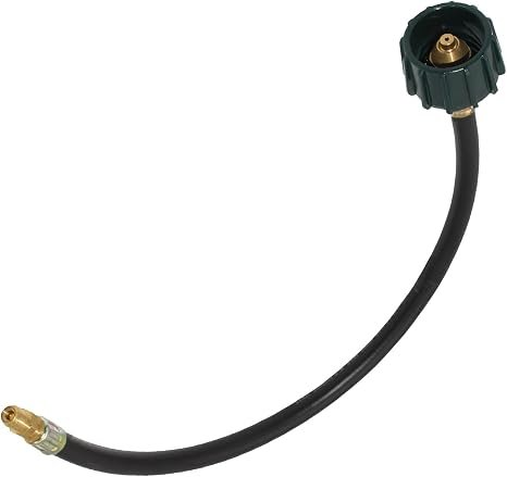 Flame King E18INPT Propane Pigtail Hose – 18in Type 1 to POL Connection for Bulk LP Cylinder Installations