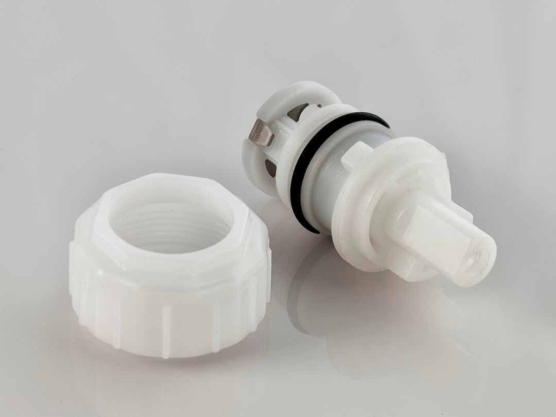 Empire Faucets ABSBLVRHAN Stem and Bonnet Kit – Replacement Plastic Faucet Stem and Bonnet Pair - Image 2