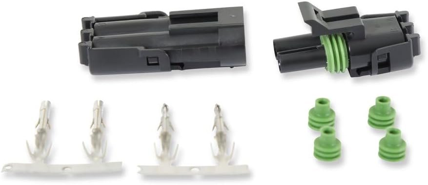 MSD 8173 Weathertight 2-Pin Connector – Nylon Sealed Harness Connector, -40°F to 257°F Temperature Range - Image 2