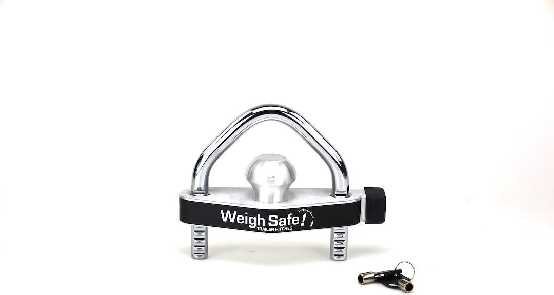 Weigh Safe WS22 Adjustable Ball Coupler Lock – Hardened Steel Trailer Coupler Security Lock with Adjustable Fit - Image 3