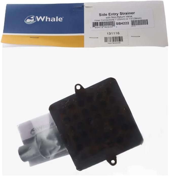 Whale SB4222 Strainer S-E Valve – Inline Water System Strainer with Serviceable Filter Element for Marine Plumbing - Image 2