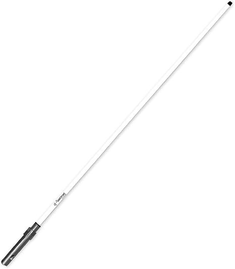 Shakespeare 6400-R Phase III Marine VHF Antenna – 4 ft Fiberglass Antenna with 3 dB Gain for Coastal Communications