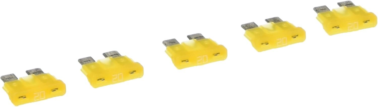 Littelfuse ATO20BP ATO Blade Fuse – 20A Fast-Acting Automotive Circuit Protection, 32V Rating, 5-Pack Carded Set