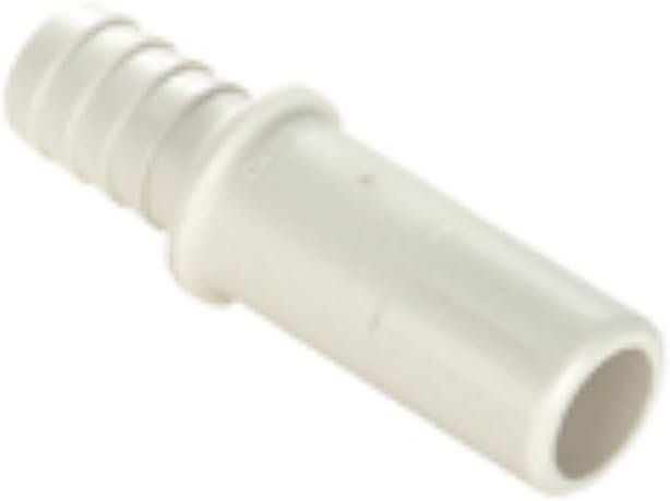 AquaLock 1350008 Hose Barb Stem – 1/2in Push-to-Connect Stem Adapter for PEX CPVC and Copper Plumbing Systems