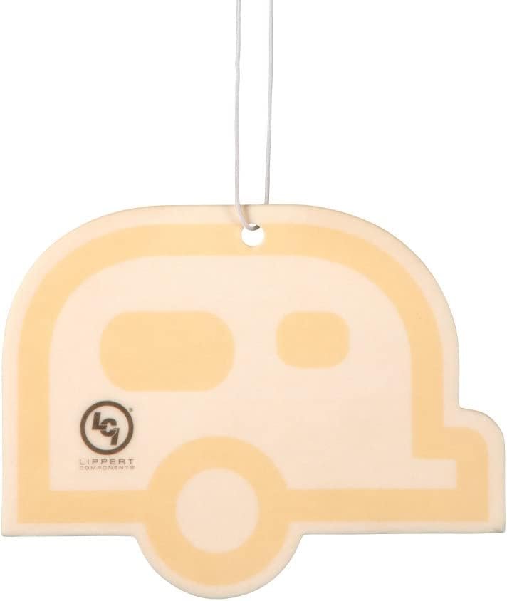 Lippert 808121 RV Air Freshener – Vanilla Mist Fragrance Hanging Air Freshener for RVs, Campers, and Tow Vehicles