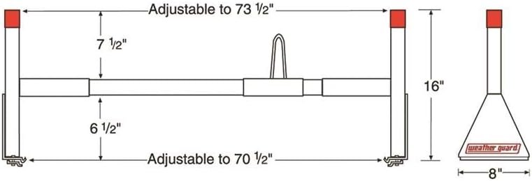 Weather Guard 2163 All-Purpose Van Rack – Steel Roof Rack System – Commercial Van Cargo Carrying Solution - Image 4