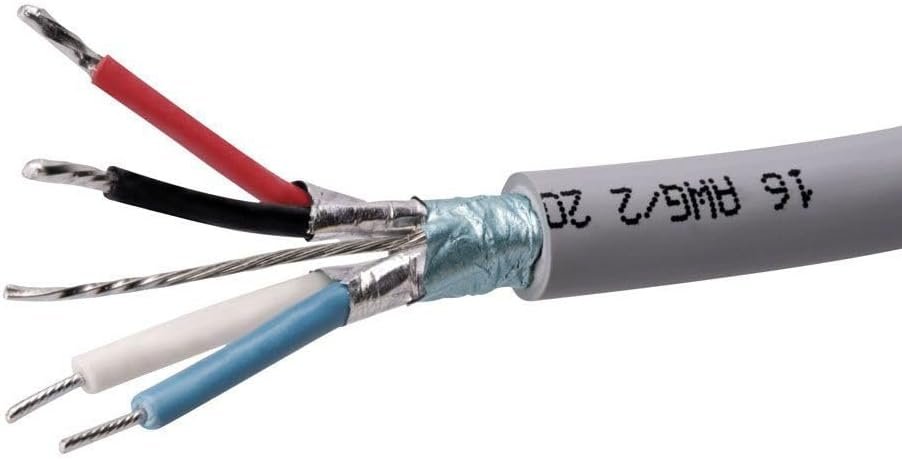 Maretron NB1-100 Mini Bulk Cable – 100 Meter Blue NMEA 2000 Network Cable Roll for Marine Installations