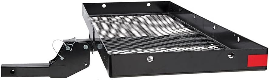 Pro Series 6502 Folding Cargo Carrier – Hitch Mounted Steel Cargo Platform with Folding Shank Design - Image 3
