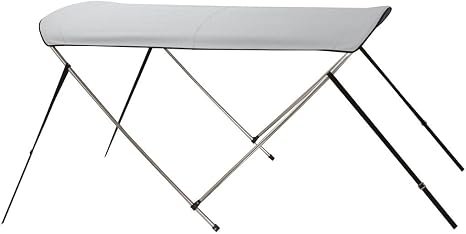 Carver V4257UB Bimini Top Kit – 42 in Height 53-62 in Width Coverage with 2-Bow Aluminum Frame and Storage Boot