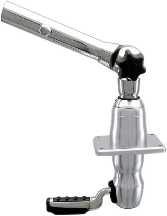 TACO Marine GS-2801 Adjustable Outrigger Mount – 30° Offset Stainless Steel Mounting System