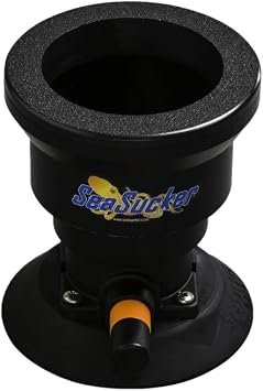 SeaSucker MC5315B Horizontal Cup Holder – Black Vacuum-Mount Single Drink Holder for Boats, RVs, and Vehicles