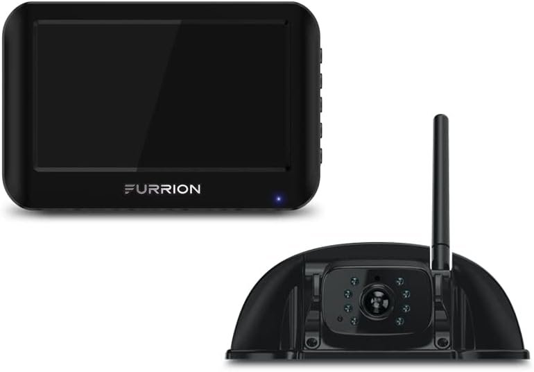 Furrion Vision S 4.3in Monitor and Single Doorway Camera System – RV Observation and Entry Monitoring Package