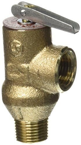 AQUALOCK 121325 Lead-Free Relief Valve – 1/2in 150 PSI Brass Pressure Relief Valve for Water Systems - Image 2