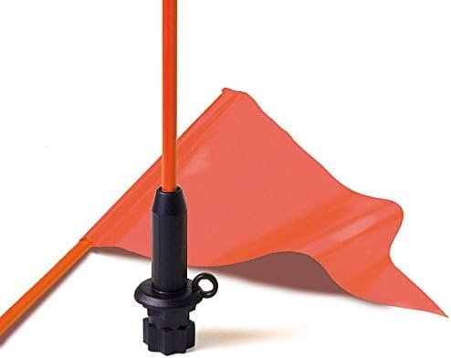 RAILBLAZA 2401011 Flag Whip & Pennant – 1200mm Flexible Fiberglass Safety Flag – Fits All StarPort Bases - Image 2