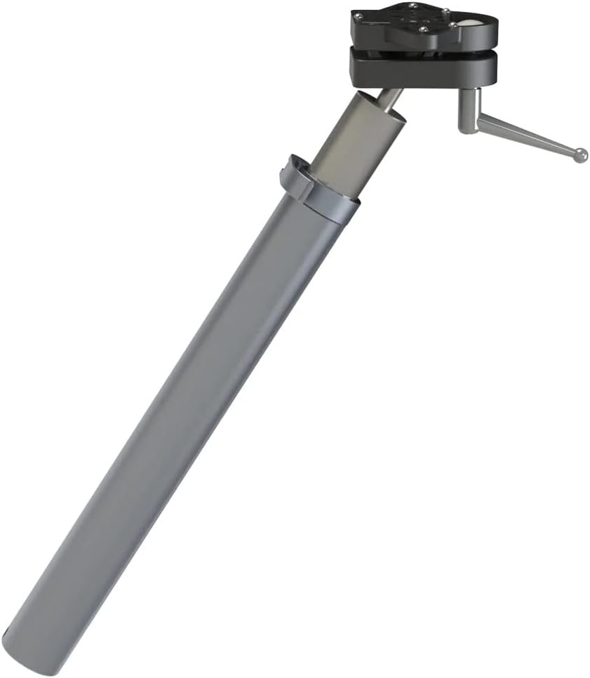 Camco Marine 58196 Elite Rod Holder Mount – Pivoting Grill Mount for Kuuma Stow N Go Marine Grills