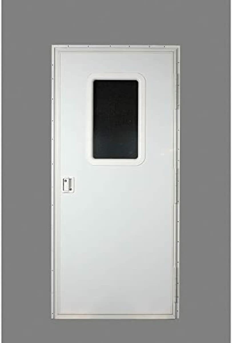 AP Products 15217713 RV Entry Door – 24in x 72in Right-Hand Square Corner Door with White Replacement Frame - Image 3