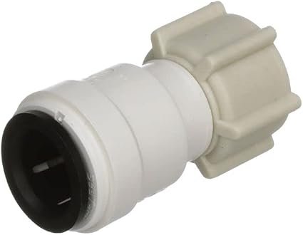 Aqualock 1350808 Female Connector – 3/8in CTS Push-to-Connect x Female Pipe Thread Plumbing Adapter