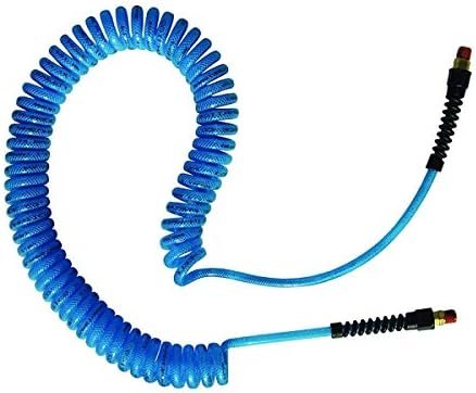 Empire Faucet CRDCOILBLU 15ft Coiled Extension Hose – Blue Quick Disconnect RV Water Hose for Outdoor Showers - Image 3