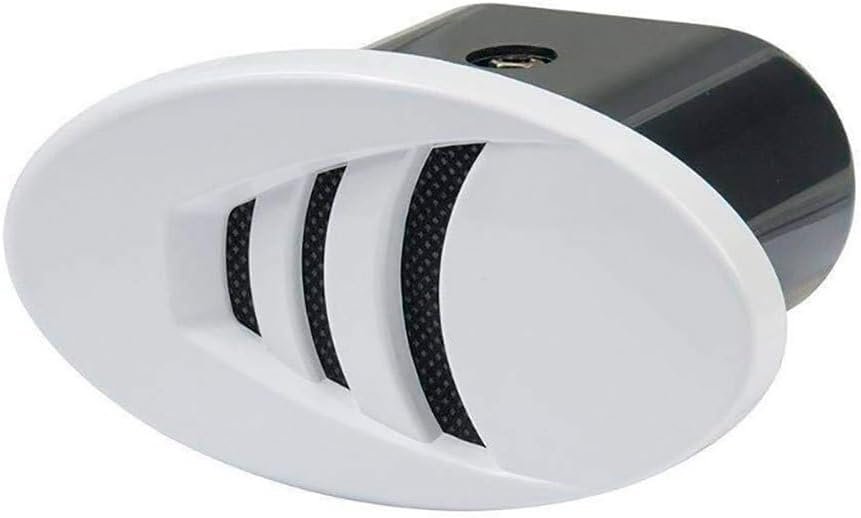 Marinco 10079 Drop-In Electric Horn – 12V Single Trumpet Horn with Black and White Grille for Boats - Image 2