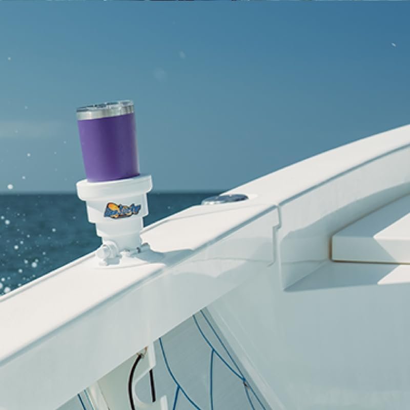 SeaSucker MC5315B Horizontal Cup Holder – Black Vacuum-Mount Single Drink Holder for Boats, RVs, and Vehicles - Image 3