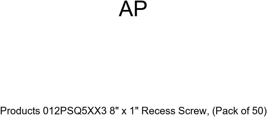 AP Products 012PSQ5XX3 #8 x 1 in White Square Drive Recess Screws – 50 Pack Corrosion-Resistant Fasteners - Image 2