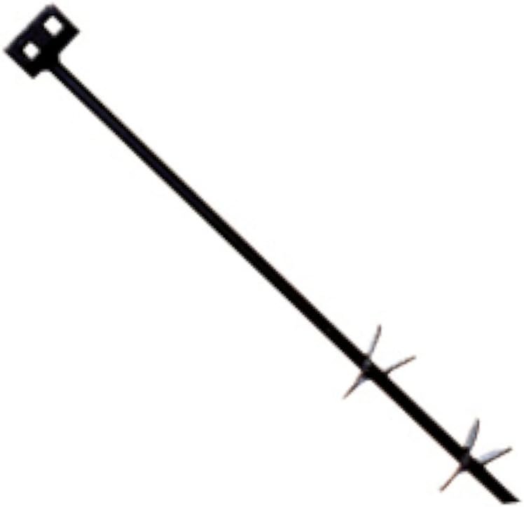 Tie Down 59095 Mobile Home Anchor – 30in Iron Root Earth Anchor with Twin 4in Helix and 550 lb Soil Class Rating - Image 2