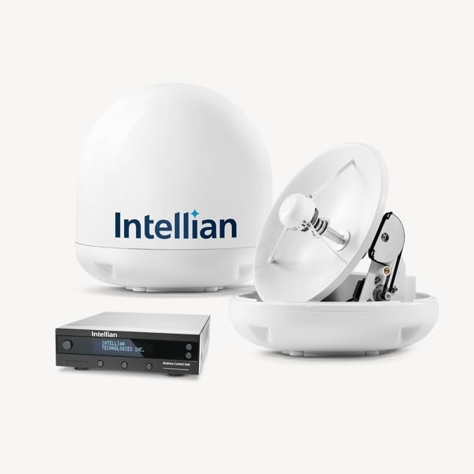 Intellian B4309DN2 i3 Satellite TV System – 15in Marine Antenna with DISH Network and Bell TV Compatibility