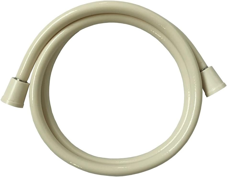 Empire Faucet CRDUHS60B 60in Vinyl Shower Hose Kit – Biscuit Finish, 1-Function Handheld Head with Mounting Bracket - Image 2