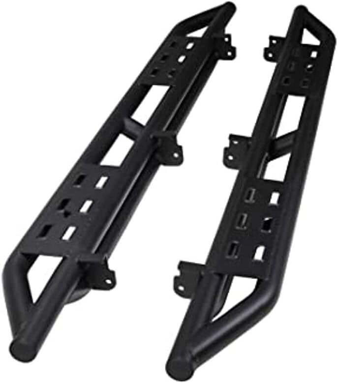 TrailFX BR012T Bronco 2-Door Rocker Protection Step – Matte Black Powder-Coated Steel – Set of 2 - Image 2