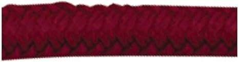Sea-Dog 2110015RD1 Double-Braided Nylon Dock Line – 3/8in x 15ft Red Mooring Rope with Spliced Eye