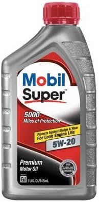 Mobil Super 5W-20 Motor Oil 1 Qt – Synthetic Blend Engine Oil with API SP Certification – 5,000-Mile Protection - Image 2